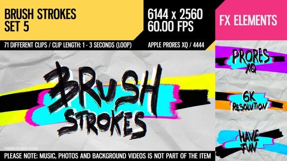 Brush Strokes (6K Set 5) alt