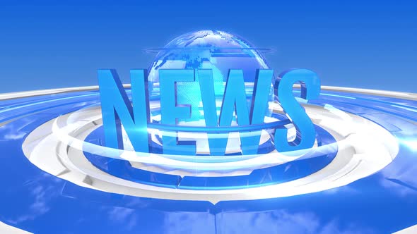 News With Earth Background Loop alt