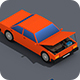 Low Poly Car Service Engine Repair Isometric Icon - 3DOcean Item for Sale