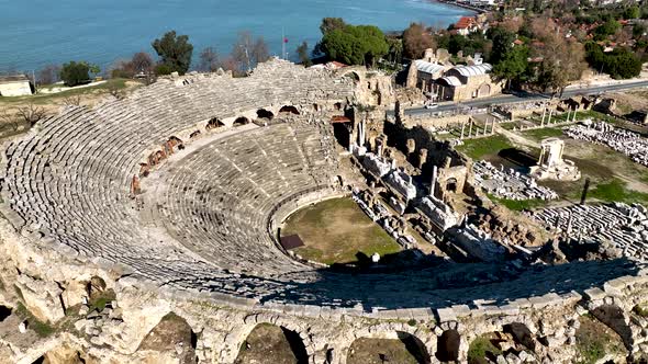 Aerial Footage of the Antique Theater