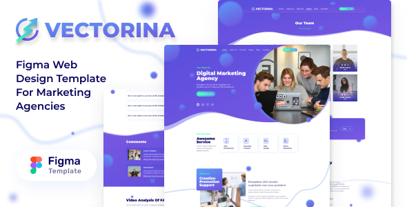 Vectorina - Marketing Agency Figma Template