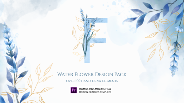 Watercolor Flower Design Pack - Essential Graphics