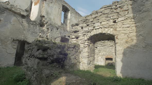 Ruined stone walls