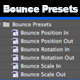 Bounce Presets - VideoHive Item for Sale