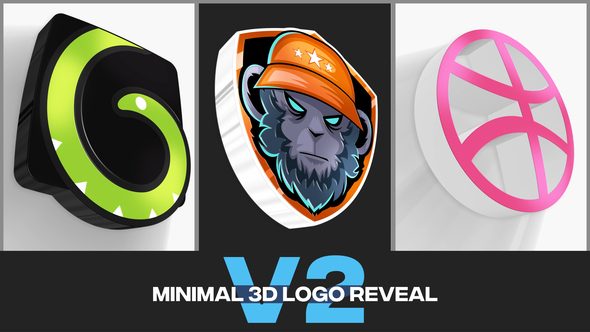 Minimal 3d Logo Reveal V2 alt