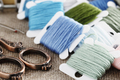 Close Up of Embroidery Floss - PhotoDune Item for Sale