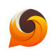Bubble Chat Fox Gradient Logo Template - GraphicRiver Item for Sale