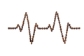 Cardiogram and heart of coffee beans - PhotoDune Item for Sale