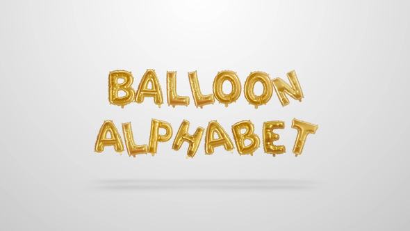 Balloons Alphabet