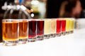 Multicolored alcoholic shots - PhotoDune Item for Sale