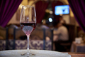 Glass of red wine in a restaurant - PhotoDune Item for Sale