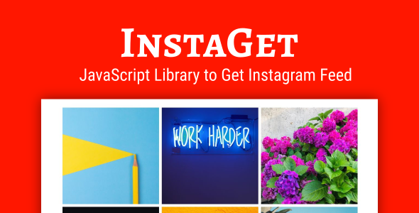 InstaGet - JavaScript Library for Instagram
