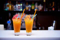 Orange cocktails at the bar - PhotoDune Item for Sale