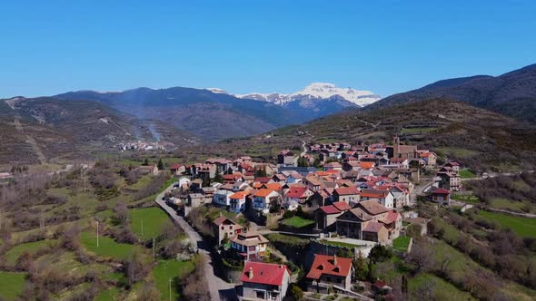 Mountain Village In The Pyreness