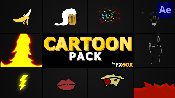 Cartoon Elements | After Effects alt