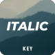 Italic Keynote - GraphicRiver Item for Sale