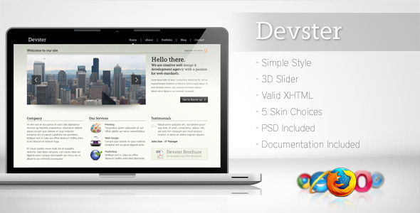 Devster - Simple Business Template