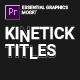 Kinetic Titles - VideoHive Item for Sale