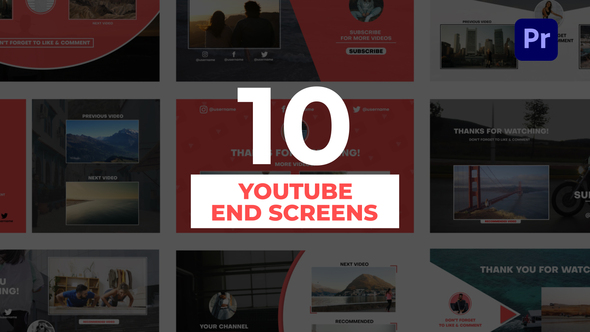 Youtube End Screens for Premiere Pro