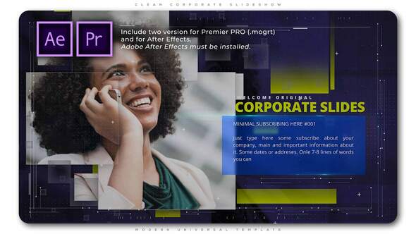 Clean Corporate Slideshow