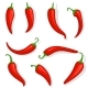 Fresh Red Hot Chili Pepper - GraphicRiver Item for Sale