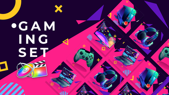 Gaming Set Product Promo | Apple Motion & FCPX alt