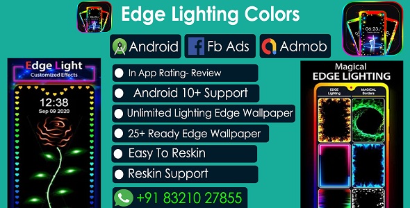 Edge Lighting Colors With Admob & Facebook Ads