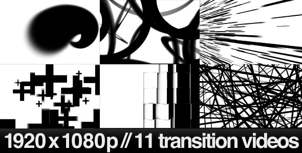 11 HD Transitions Bundle - D alt