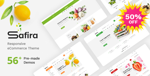 Safira - Responsive OpenCart Theme (Included Color Swatches)