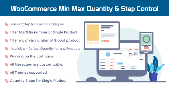 WooCommerce Min Max Quantity & Step Control