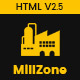 MillZone Insdustry & Factory Base HTML Template - ThemeForest Item for Sale