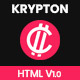 Krypton Bitcoin & Crypto Currency HTML Template - ThemeForest Item for Sale