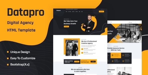 Datapro - Creativ Agency HTML Template