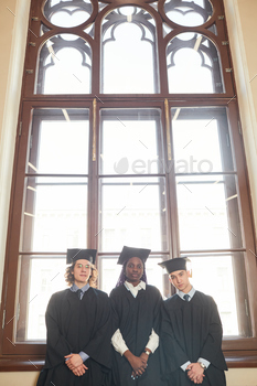 Young people in graduation gowns and caps / Photodune, Misc