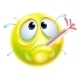 Sick Ill Thermometer Cartoon Emoji Emoticon Face - GraphicRiver Item for Sale