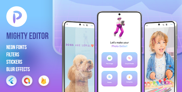 MightyEditor - Flutter Photo Editor / College App