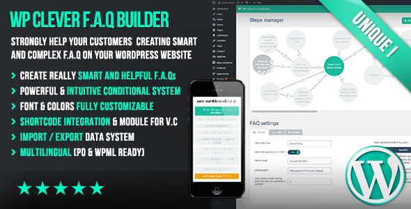 WP Clever FAQ Builder - Smart support tool for Wordpress