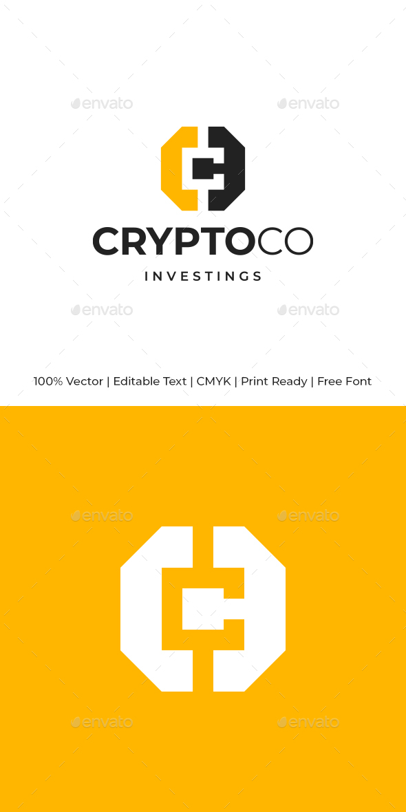 Crypto C Letter Logo