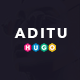 Aditu – Dark Theme for HUGO Static Site Generator - ThemeForest Item for Sale
