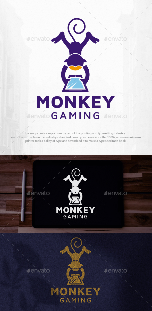 Monkey Gadget Logo Template