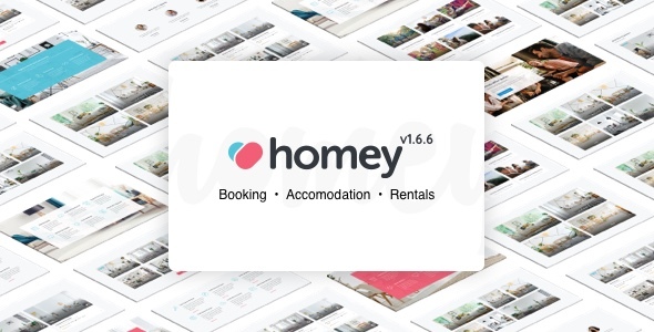 Homey - Rezerwacja i wynajem Motyw WordPress