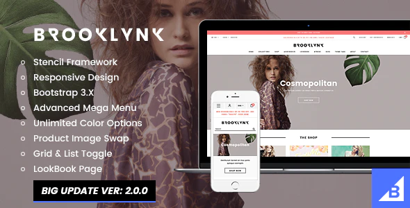 Brooklynk - Premium Responsive Fashion Bigccommerce Szablon