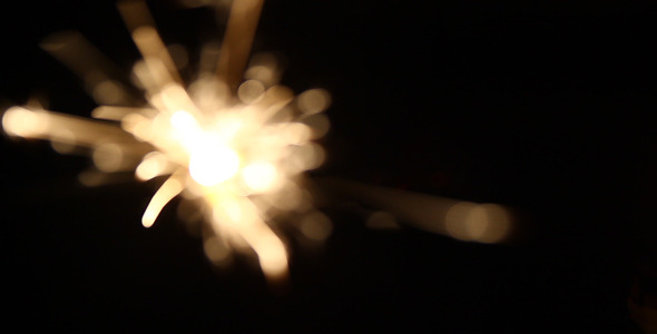 Blurry Fire Sparkler 1