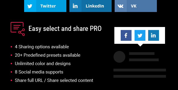 Easy Select and Share Pro