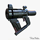 High Poly Sci-fi Revolver PBR - 3DOcean Item for Sale