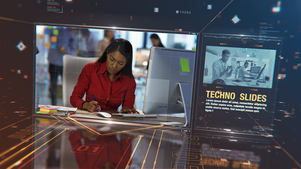 Techno Digital Slideshow alt