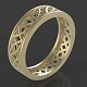 Ornament ring 3D print model - 3DOcean Item for Sale