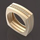 9 stones male ring 3D print model - 3DOcean Item for Sale