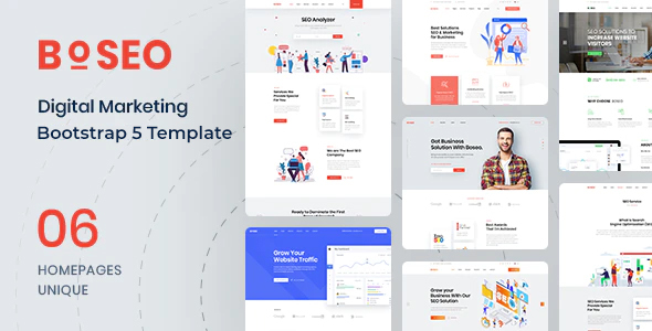 Boseo - SEO & Digital Marketing HTML Template