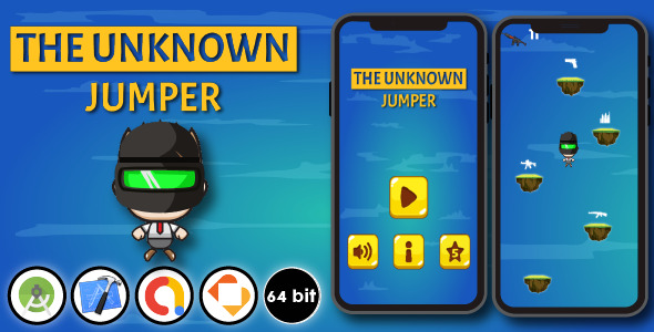 The Unknown Jumper – Android & Xcode & Buildbox Game Template